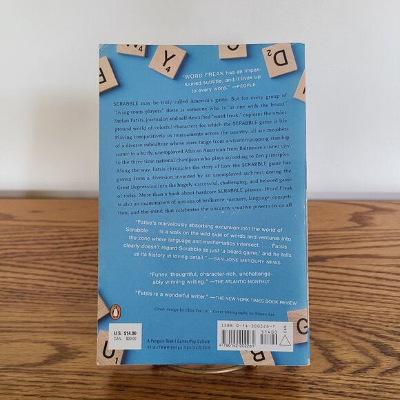 Word Freak By Stefan Fatsis  |  Competitive Scrabble Players Bestseller Book - Picture 3 of 12